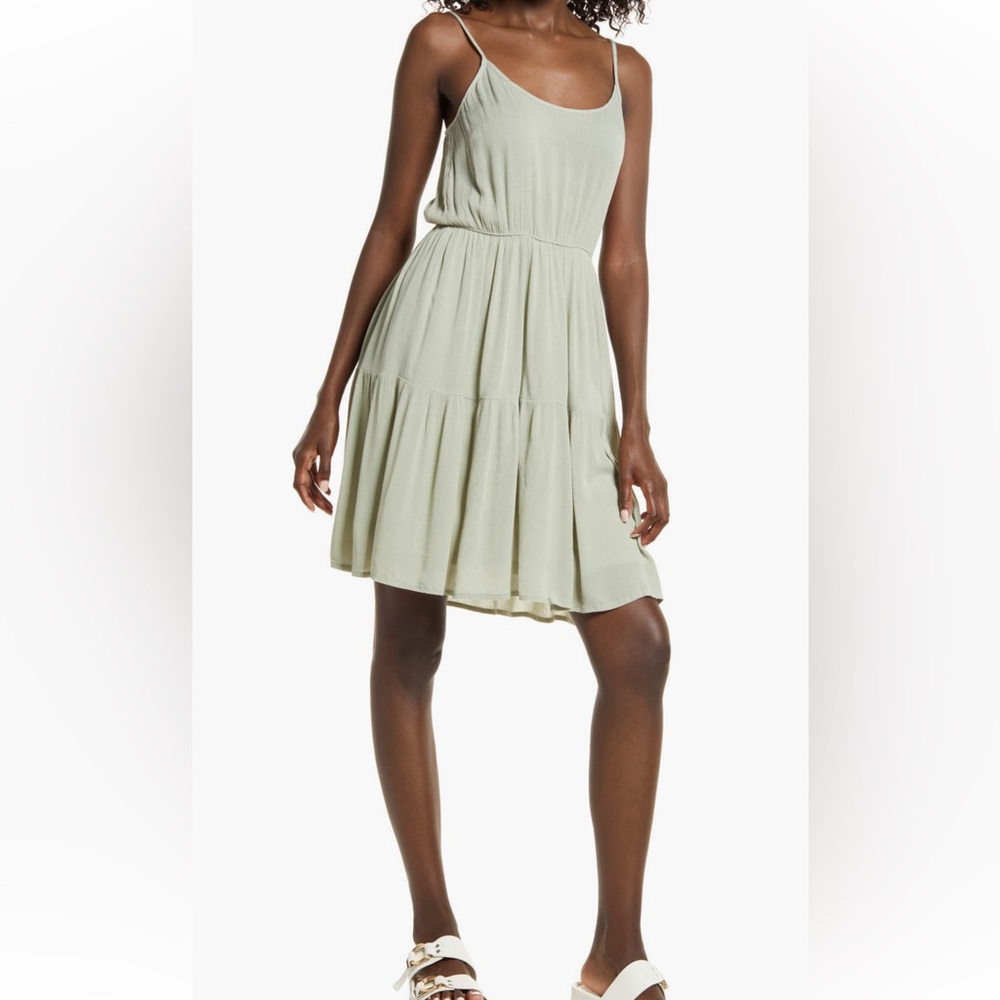 VERO MODA VERO MDA Glory Singlet Green Dress